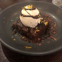 Orange brownie  at BA-HA in Birmingham
