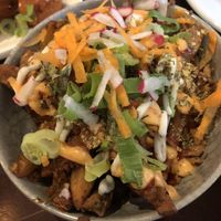Small plate loaded fries at BA-HA in Birmingham