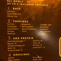 Bowls  at Brew STX in St Croix