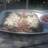 Vegan Molletes at Orgánico in Merida