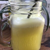 Fresh-made juices  at Orgánico in Merida