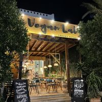 That night when the cops came & the manager forced me to pay & accept food I literally couldn’t eat. I won’t post photos of the cop & such to save them face, but it happened.  at The Vegan Lab in Dahab