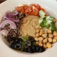 Hummus bowl  at Smooth Cafe in Moalboal