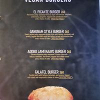 Vegan burgers  at Smooth Cafe in Moalboal