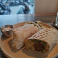 Falafel wrap at Smooth Cafe in Moalboal