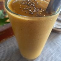 Mango 🥭 and goji berry smoothie   at Smooth Cafe in Moalboal