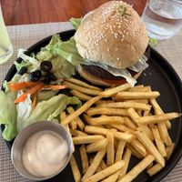 El Picante Burger  at Smooth Cafe in Moalboal