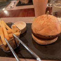 Falafel burger  at Smooth Cafe in Moalboal
