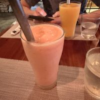 Banana strawberry juice  at Smooth Cafe in Moalboal
