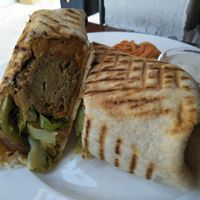 Falafel wrap at Smooth Cafe in Moalboal