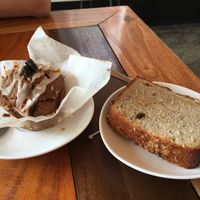 Banana bread and Muffin at Smooth Cafe in Moalboal