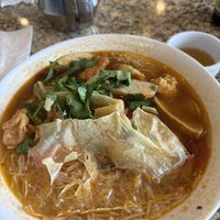 N16 Bun Rieu- $13.99 - mock crab meat and tomato soup base  at Flower Lantern in Toronto