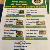 Daily specials  at Flower Lantern in Toronto