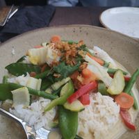 Red Thai curry at La Vie in Oostende