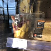 Fresh fruit salad pot at Starbucks in Sailly-flibeaucourt