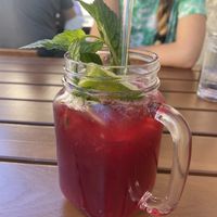 Holunderlimonade at Burgerheart in Regensburg