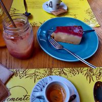 panna cootta at Semente - Art - Coffee & Plant Based Food in Braga