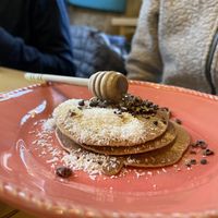 Buckwheat Pancakes  at Semente - Art - Coffee & Plant Based Food in Braga