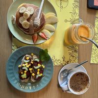 Pancake brunch   at Semente - Art - Coffee & Plant Based Food in Braga