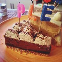 Trata tres texturas 🖤 at Pasteleria Tara in Malaga