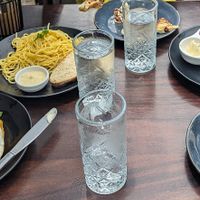 Huevos rancheros for adult, butter spaghetti and CHOC chip pancakes for the little ones at Stella's Bakery in Monteverde