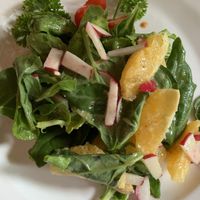 Salad without cheese at Stella's Bakery in Monteverde