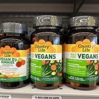 Plenty of vegan vitamin options   at Health Foods Unlimited in Centerville