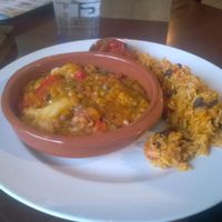 Cauliflower dhansak curry at The Blue Bell in Sunderland