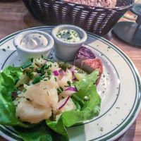 House made cheeses at Hinterhof in Los Angeles