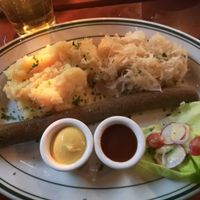 Bratwurst at Hinterhof in Los Angeles