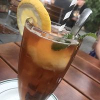 Lemon tea at Hinterhof in Los Angeles