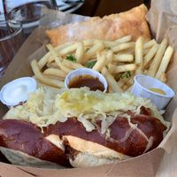 Brat in Brot Combo at Hinterhof in Los Angeles