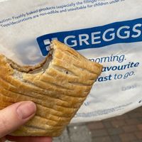 New vegan steak bake! at Greggs - High St in Chatham