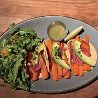 The veggie tacos were okay, but I wouldn’t order again.  at Eureka! in Boise