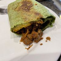 Another pic of the vegan burrito #Veganuary at Dank Donuts in Big Bear Lake