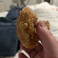 Terrible photo but good donut   at Dank Donuts in Big Bear Lake