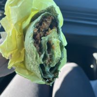Another terrible photo, but this burrito was great   at Dank Donuts in Big Bear Lake