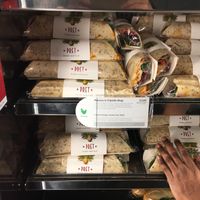 Vegan sandwich  at LHR - Pret A Manger - T3 Landside in West London