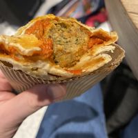 Vegan meatball wrap  at LHR - Pret A Manger - T3 Landside in West London