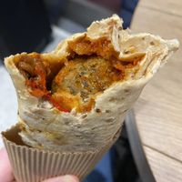 Vegan meatball wrap  at LHR - Pret A Manger - T3 Landside in West London