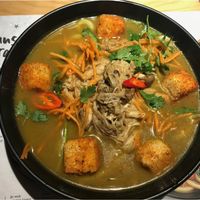 Vegan kare burosu ramen at Wagamama in Abu Dhabi
