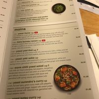 Menu Vegan options  at Wagamama in Abu Dhabi