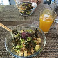 BYOB and orange juice  at Local in Lisbon