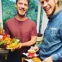 The Phoenix salad by the phoenix boys at The Phoenix Vegetarian Restaurant & Accommodation in Castlemaine