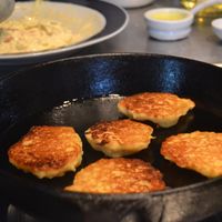 cookery class ..vegan /gluten free blinis at The Phoenix Vegetarian Restaurant & Accommodation in Castlemaine