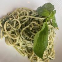 Pesto spaghetti  at Don Giovanni  in Manchester