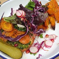 Bagel of the day: kale pesto and grilled carrot at Bob's Bake Shop in Paris