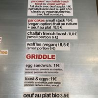 Some vegan options at Bob's Bake Shop in Paris