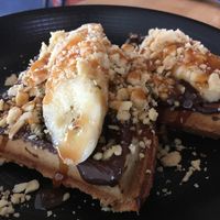 Waffles at Toska in Jakarta