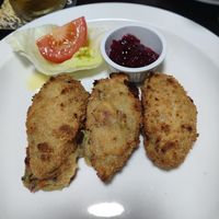 Vegetable croquettes at The Wicked Wolf in Guernsey